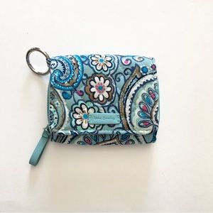 Vera Bradley RFID Card Case, Daisy Dot Paisley
